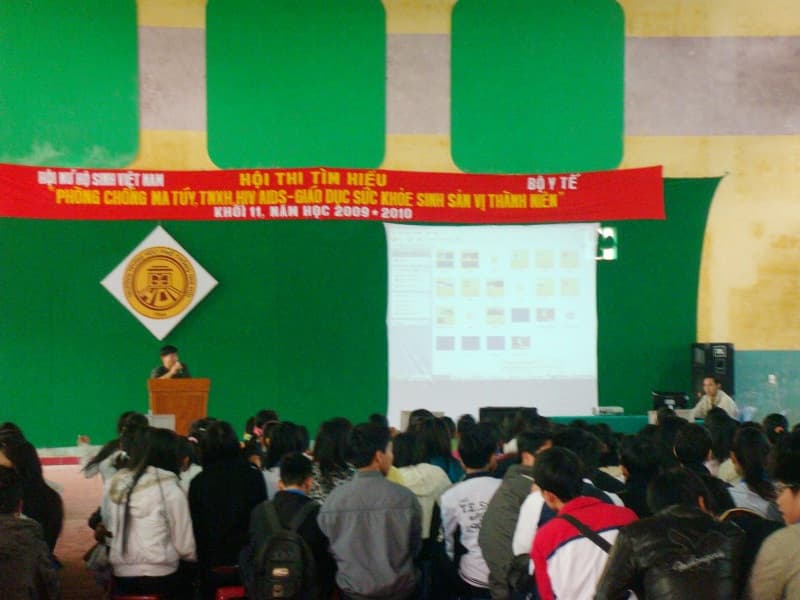 Hội thi tìm hiểu phòng chống ma tuý, tệ nạn xã hội , HIV/ AIDS, giáo dục sức khoẻ vị thành niên.