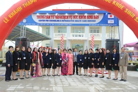 Khánh thành Trung tâm Tư vấn & Dịch vụ Sức khỏe Sinh sản thuộc dự án "Thiết lập mô hình Chăm sóc Sức khỏe Phụ nữ và Nâng cao Năng lực cho Hộ sinh tuyến cơ sở"